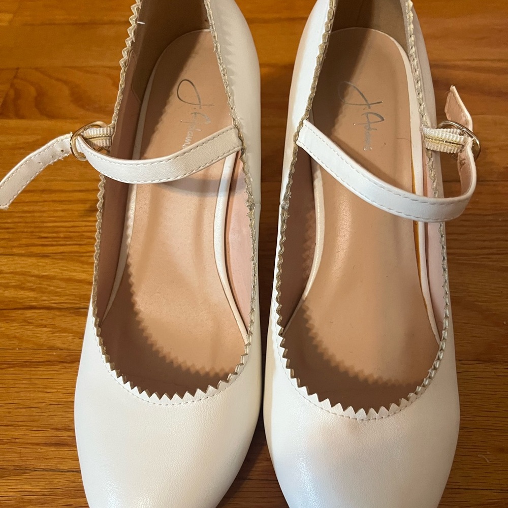 White Platform Heels
